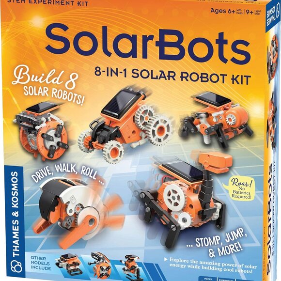 NEW Thames & Kosmos Solar Bots Robots STEM TOY KIT 8-in-1 Solar Robot Science Ex - Picture 11 of 16